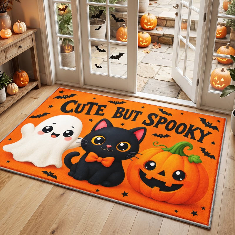 Aquarium Zombie - Paillasson d'entrée antidérapant pour Halloween, motif