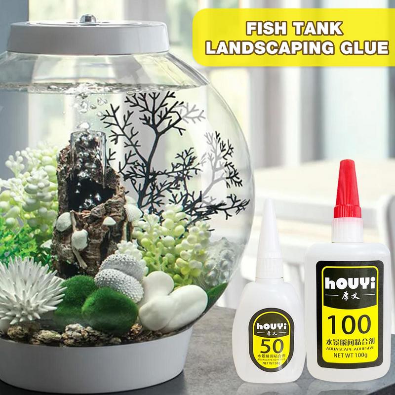 Aquarium Plant Glue Gel - 50/100g Aquarium aménagement paysager mousse colle