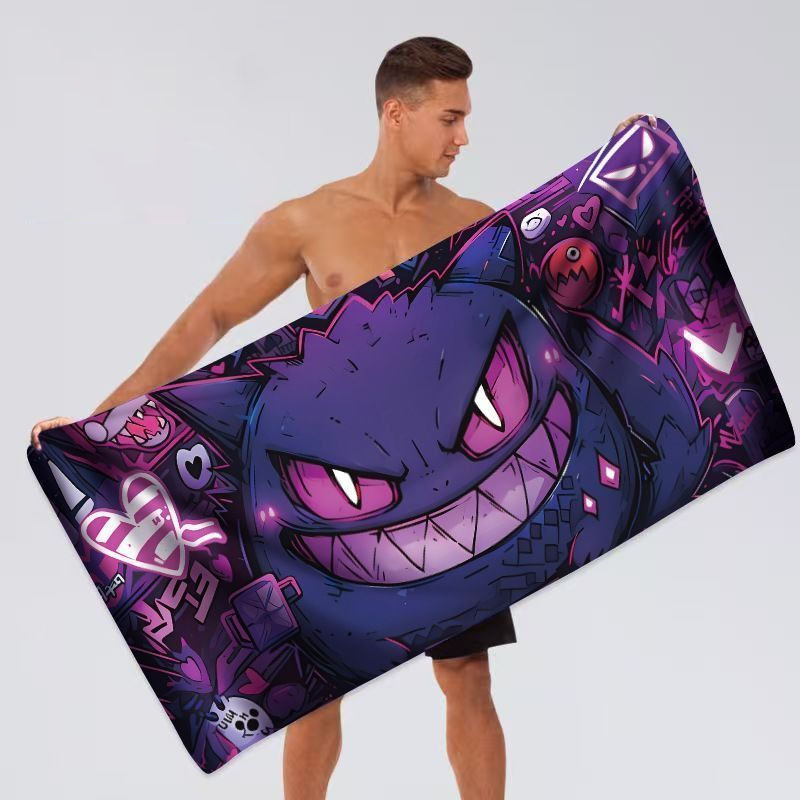Aquarium Zombie - Potdemiel Pokémon Gengar Serviette de plage