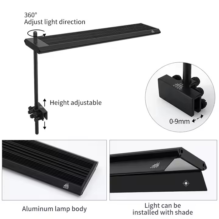 Lampes d'aquarium WEEK AQUA S  - Aquarium Planted Tank Light avis et prix