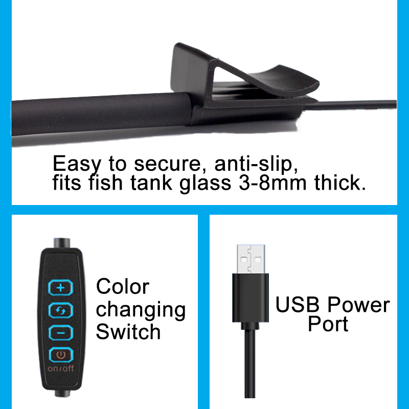 USB Aquarium lampe à LED Aquar - Aquarium Planted Tank Light avis et prix