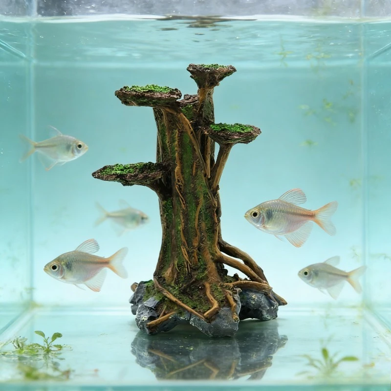 Décoration d'aquarium en résin - Planted Aquarium Moss avis et prix