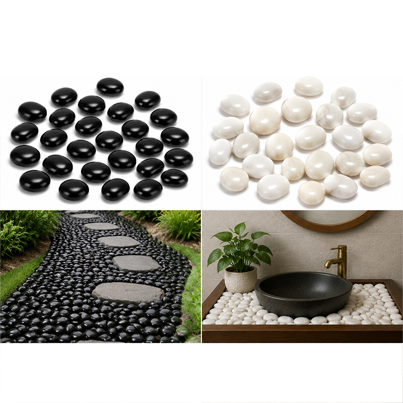 Pierres de rivière polies blan - Aquarium Sand White avis et prix