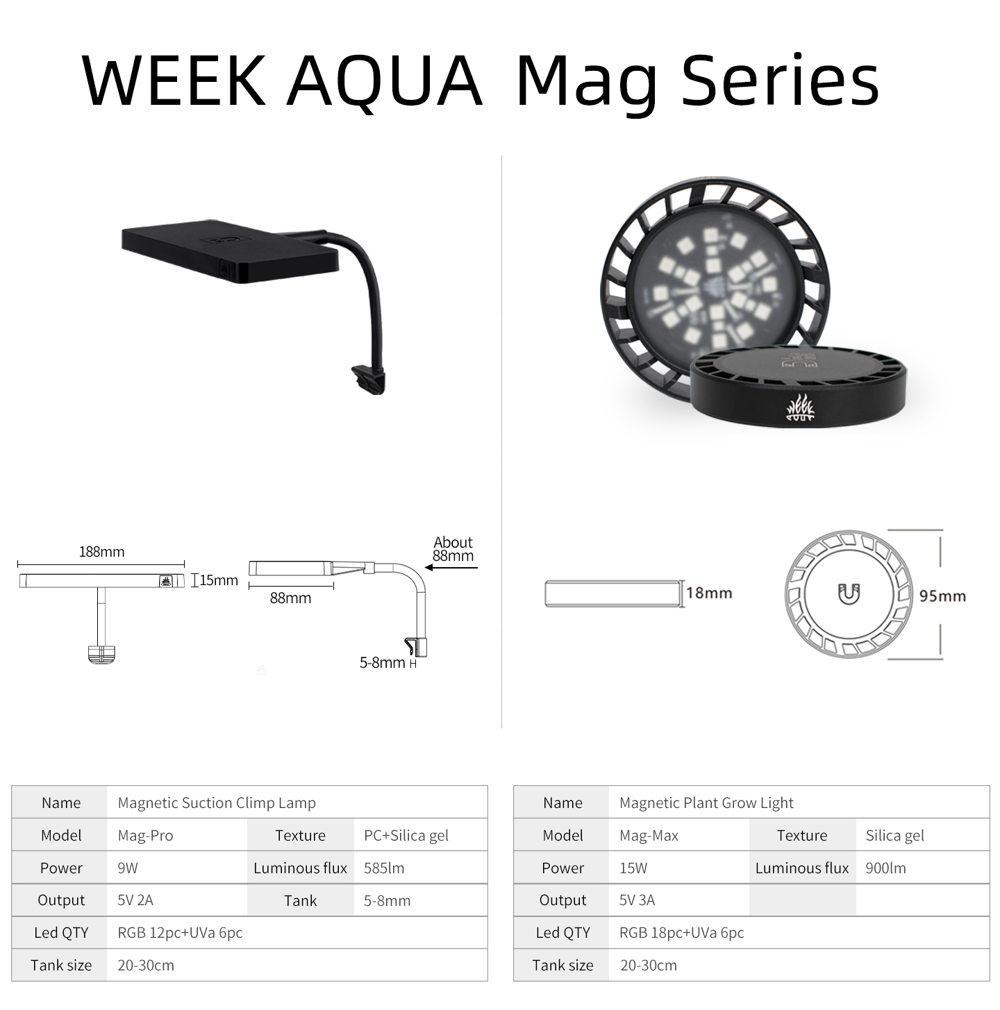 Lampe de culture pour plantes  - Aquarium Planted Tank Light avis et prix