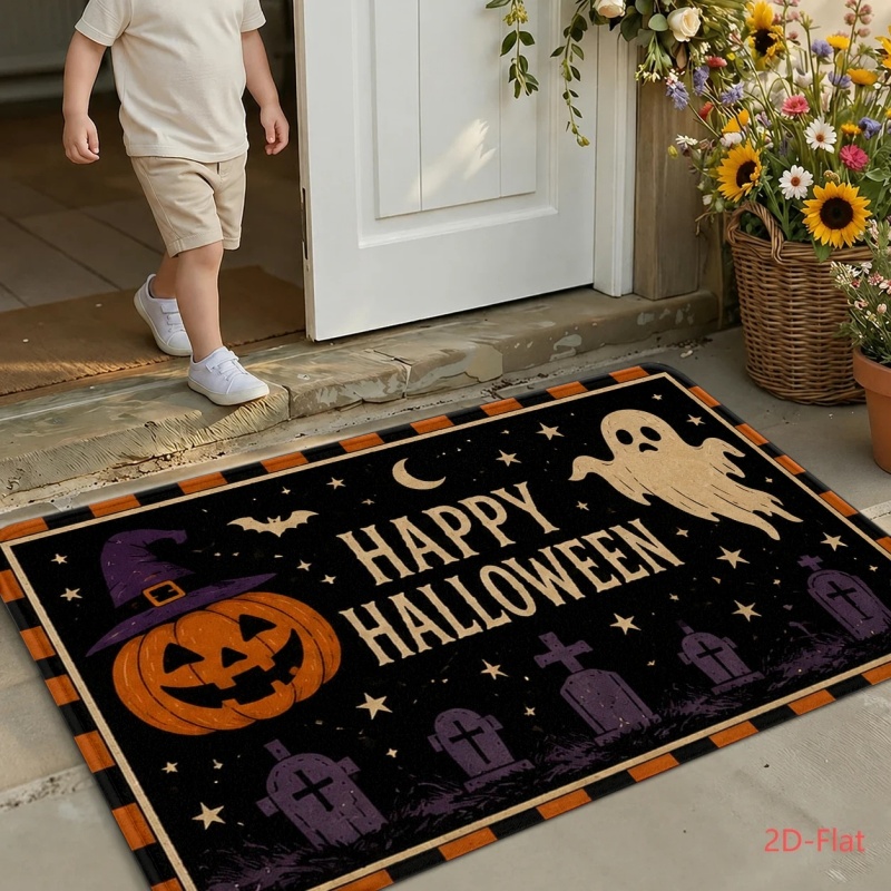 Paillasson d'Halloween à motif - Aquarium Zombie avis et prix