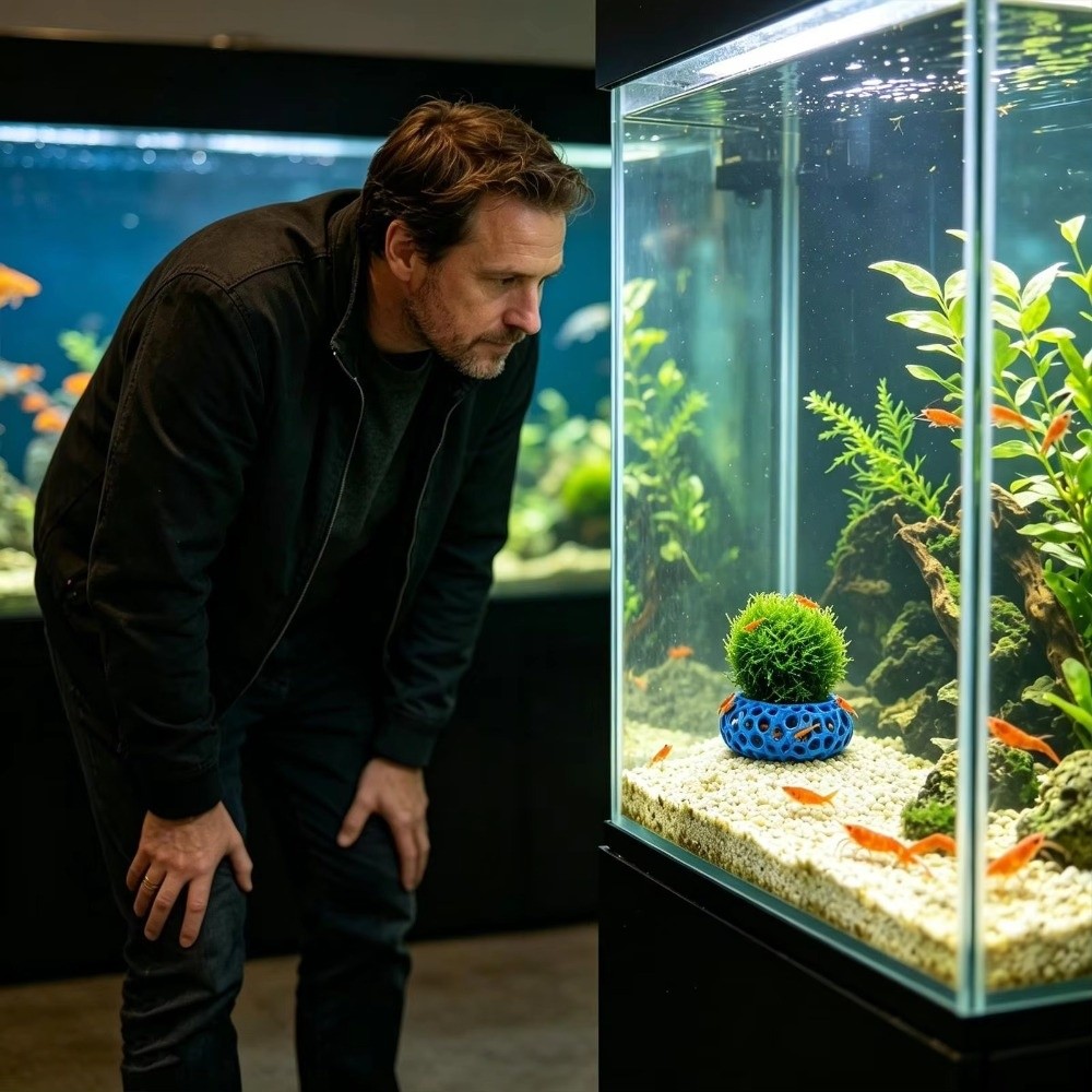 Grotte de cachette pour poisso - Planted Aquarium Moss avis et prix