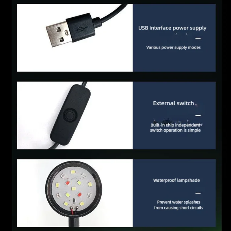 Lampe à clip USB LED pour aqua - Aquarium Planted Tank Light avis et prix