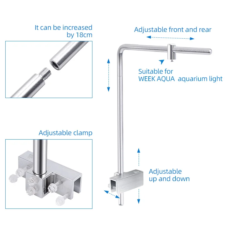 Semaine Aqua support de lumièr - Aquarium Planted Tank Light avis et prix